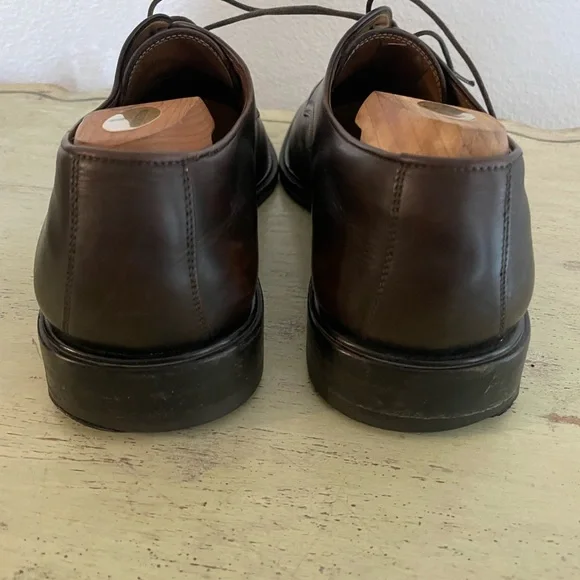 To Boot New York Made in Italy Apron Toe Oxford Shoes in Brown Size 10 1/2 $395 - Picture 3 of 8